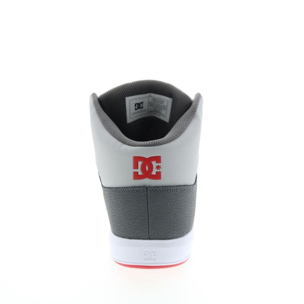 DC Mens Cure Hi Top Gray Shoes (NWT) - Picture 6 of 7